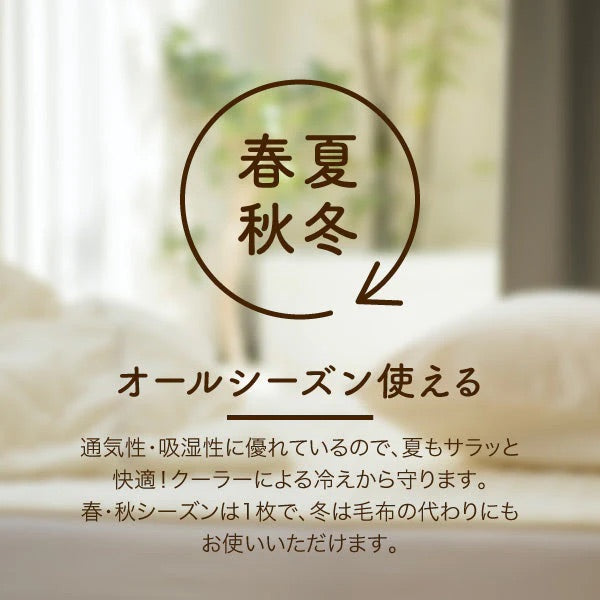 綿毛布 コットンケット シングル【ロマンス小杉】