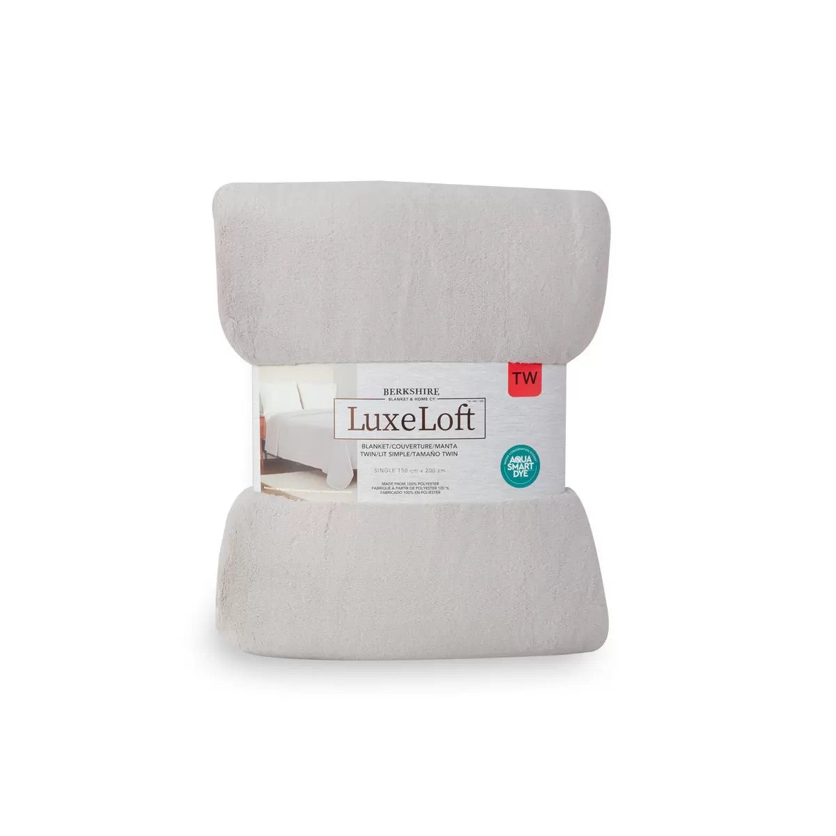 リュクスロフト ブランケット シングルサイズ 150 cmx200 cm/ ふんわりとした肌触りと環境に優しい染色方法で、贅沢な眠りを提供