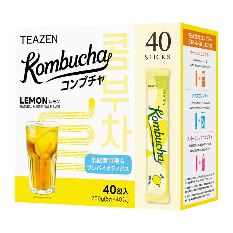 【TEAZEN】 コンブチャ 40包