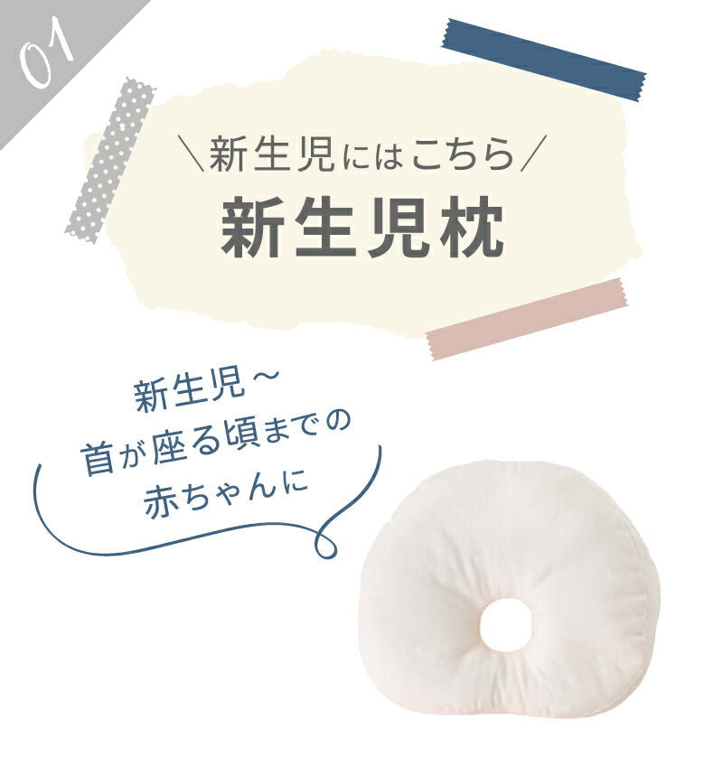 【エスメラルダ公式】EsmeraldA グローアップ枕セット 新生児枕 インサート式枕 子ども枕の3点セット 日本製 ベビーまくら 枕 出産祝い ギフト ベビーシャワー 髪のお悩み対策 赤ちゃん 頭の形が良くなる おすすめ