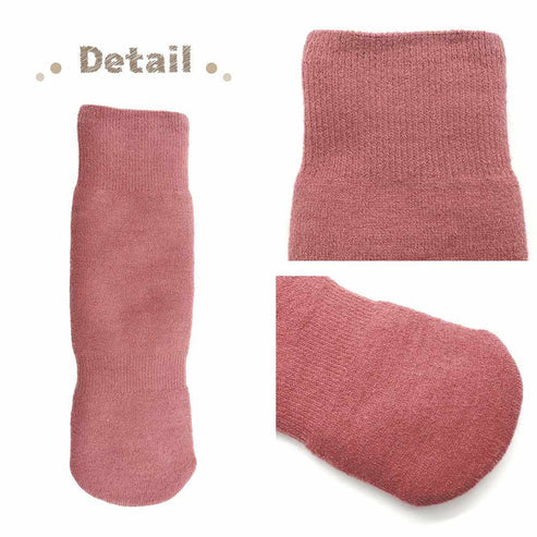 もちはだ 裏起毛 フリーサイズ 極厚保地 ルームソックス /男女兼用フリーフィット
