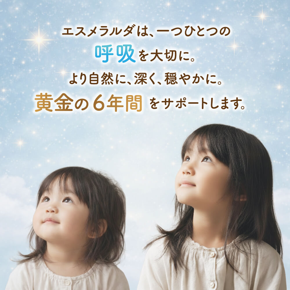 【EsmeraldA】呼吸する子ども枕 (1歳から6歳用)|14日間返金保証