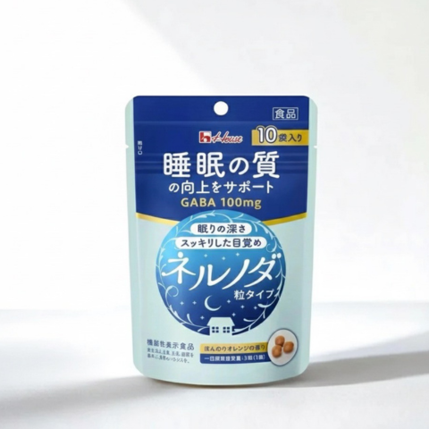 【ハウス ネルノダ】 30粒 メール便 送料無料 GAVA 睡眠 サポート 疲労緩和 ストレス緩和 深い眠り 目覚めすっきり 1袋3粒入り×10袋 1日3粒  快眠 睡眠の質向上 一時的な疲労感や精神的ストレスを緩和する機能【コストコ】睡眠美容研究所