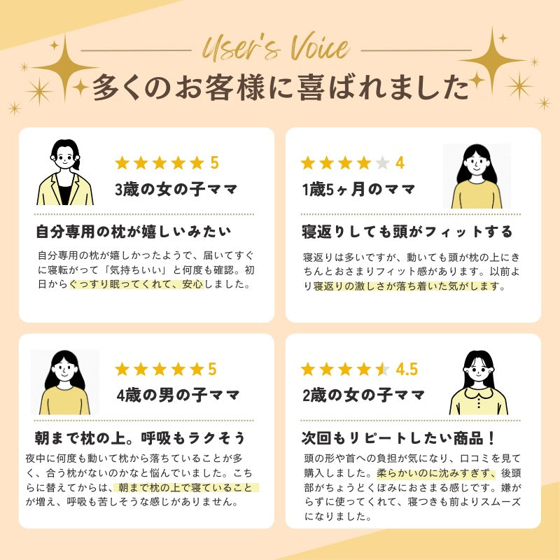 呼吸する子ども枕 ／はじめてのじぶんまくら　最適サポート【EsmeraldA 公式】