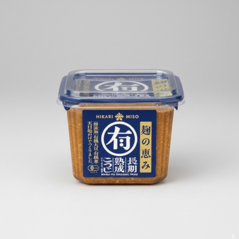 マル有 無添加 有機味噌（750g）／自然の恵みをそのままに、添加物不使用の安心・安全な味噌