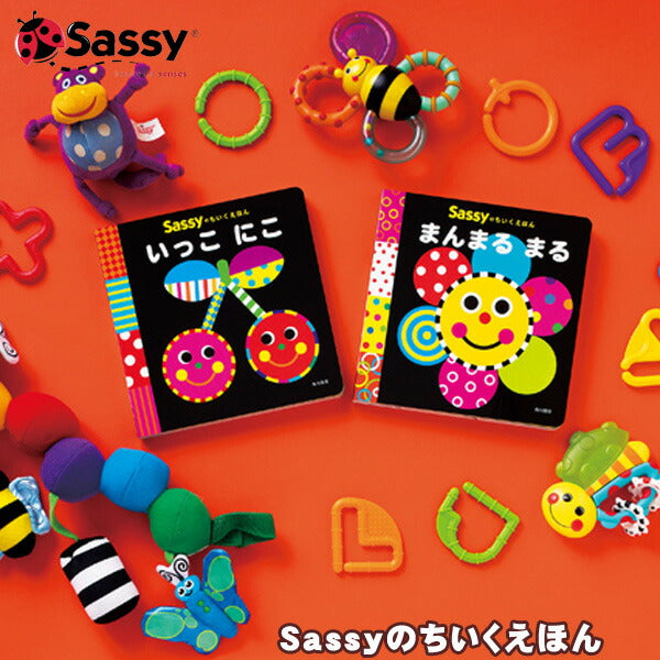 新作入荷【Sassy サッシー】ちいくえほん (まんまる まる・いっこ にこ・いろいろ ぱっ)知育絵本 えほん 出産祝い 内祝い 誕生日 お祝い プレゼント ギフト